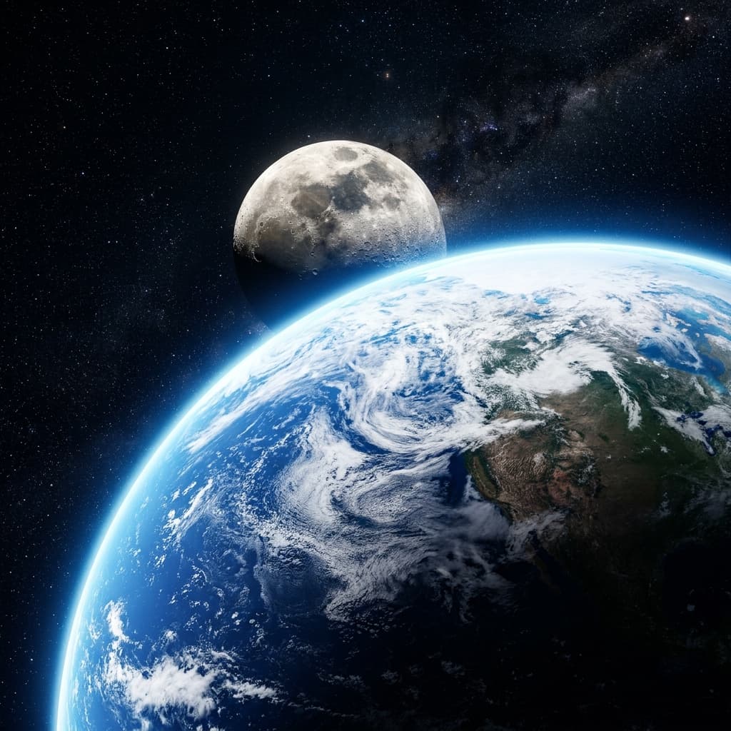 Earth View from Orbit